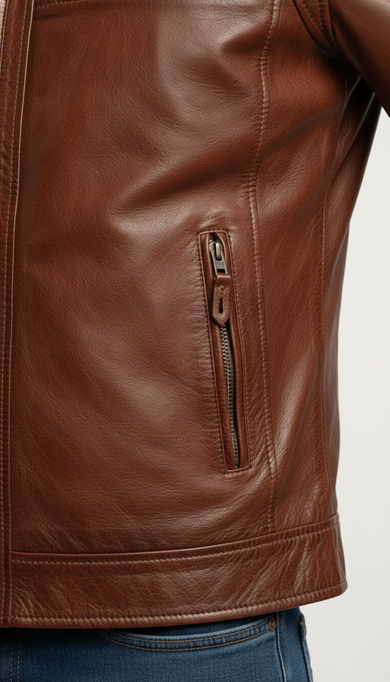 Brown Leather Jacket