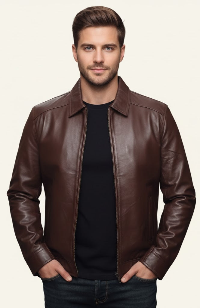 Brown Leather Jacket