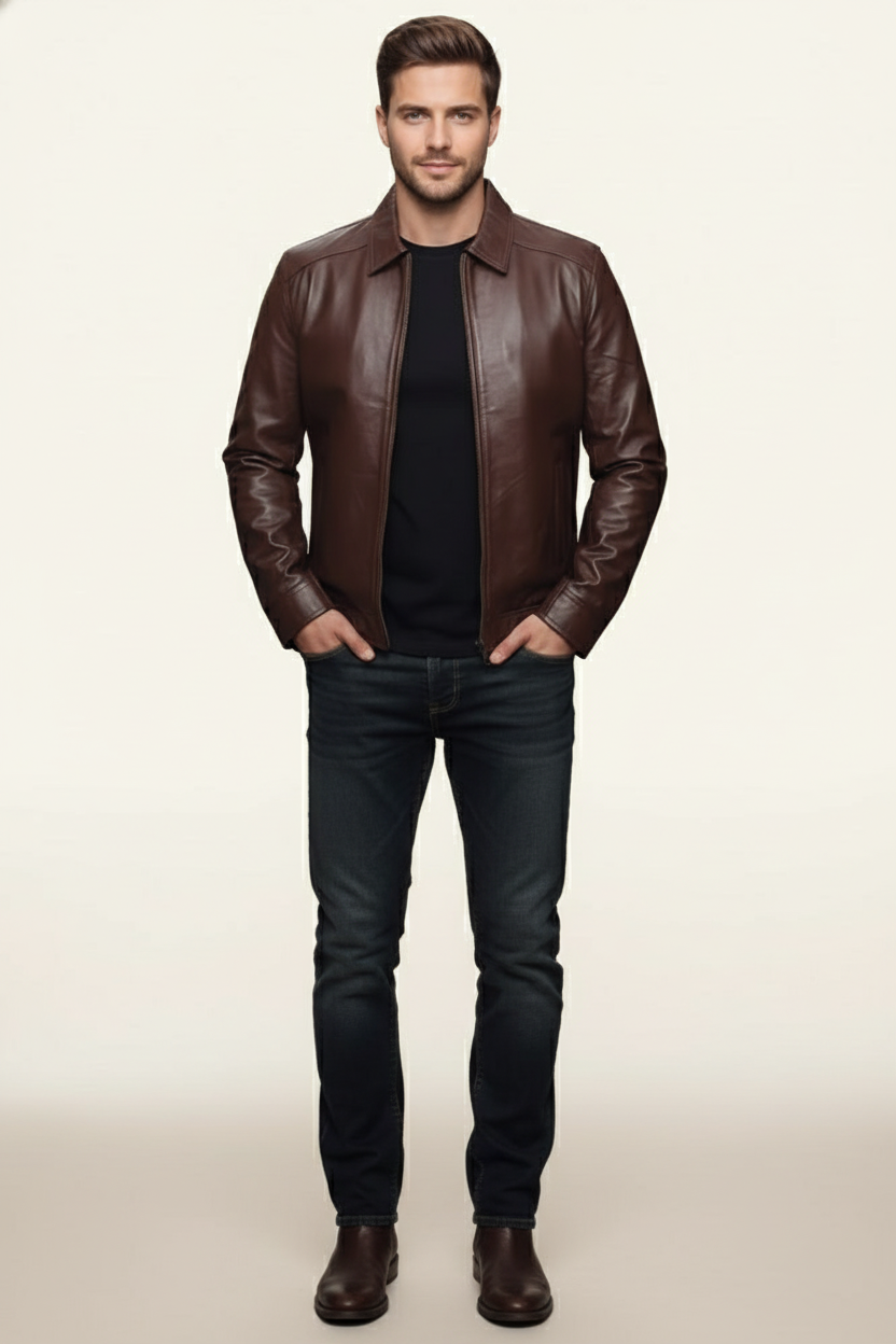 Brown Leather Jacket