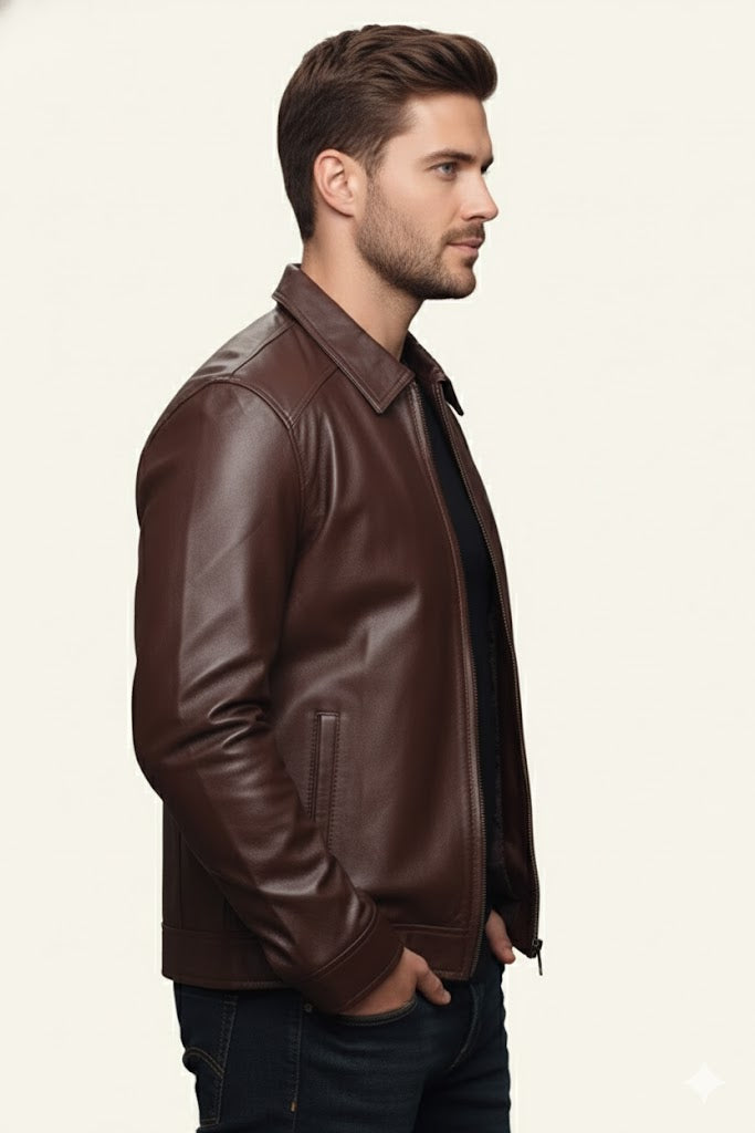 Brown Leather Jacket