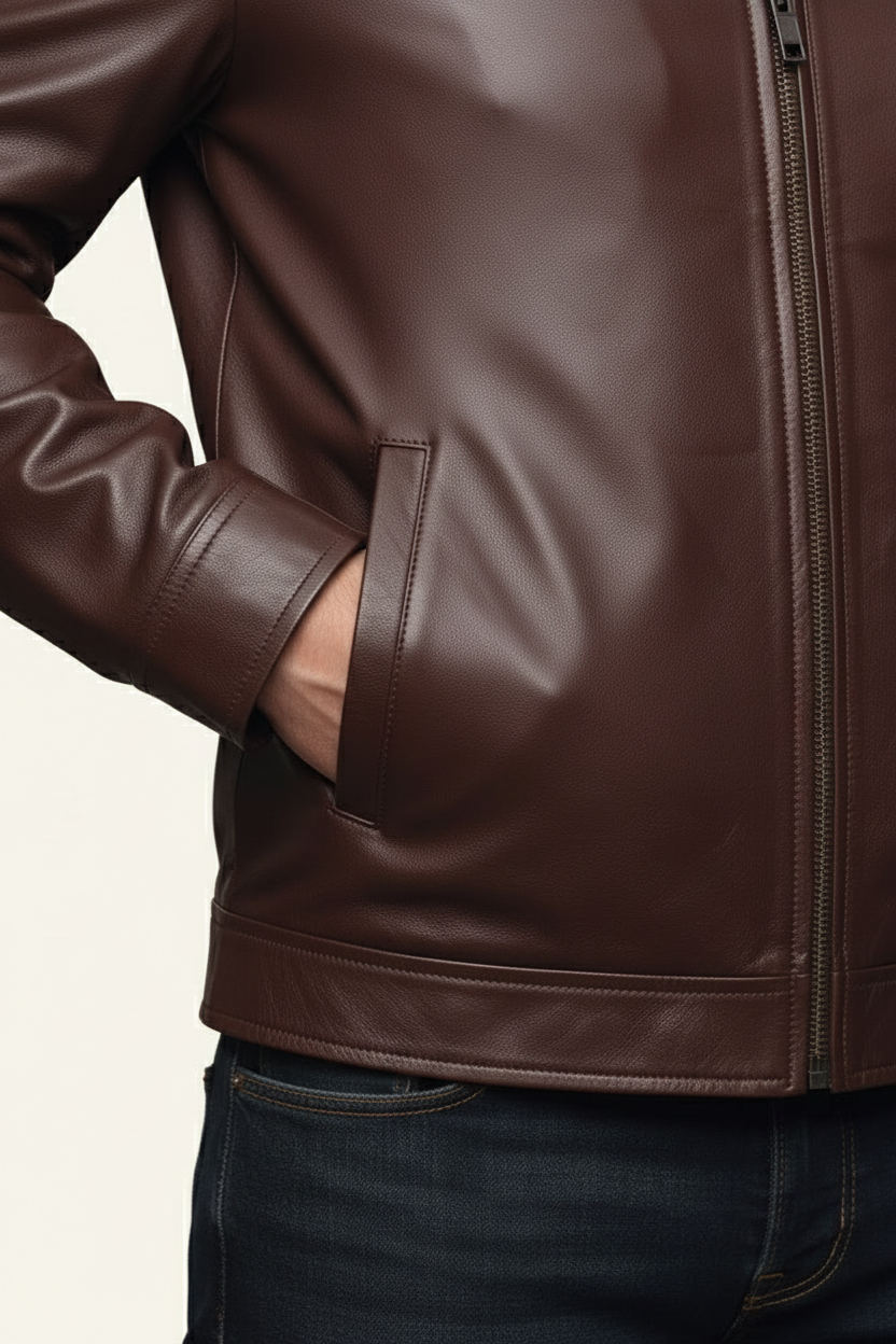 Brown Leather Jacket