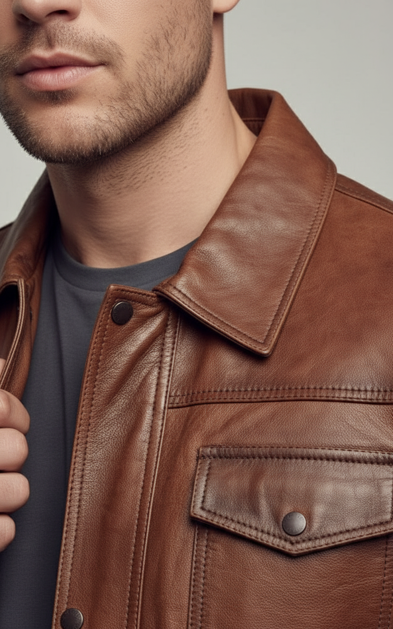 Leather jacket