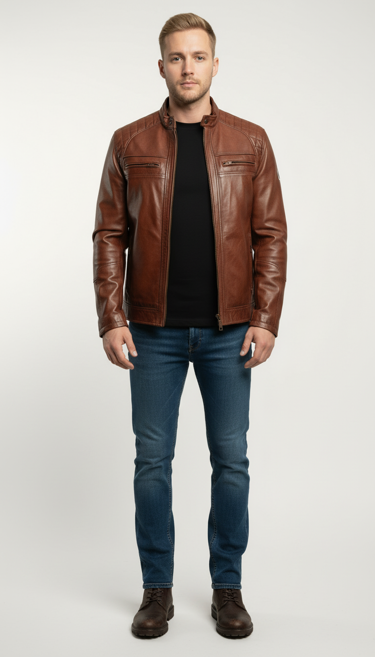 Brown Leather Jacket