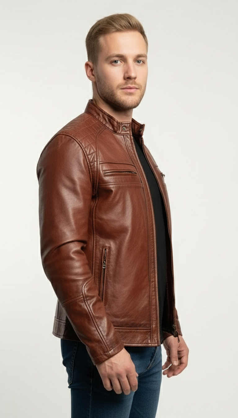Brown Leather Jacket